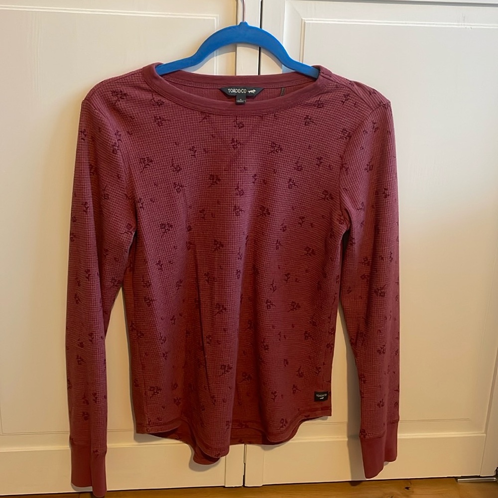 Toad & Co waffle shirt